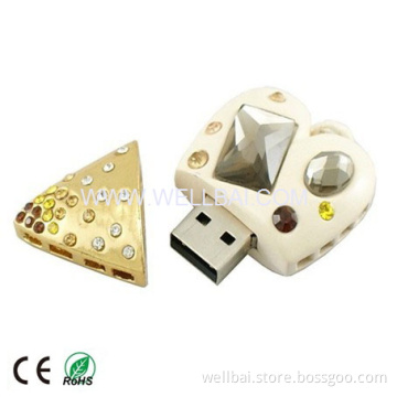 Diamond Heart USB Flash Disk